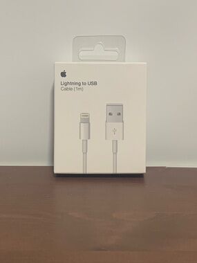 Apple Lightning to USB Cable – White Packaged
